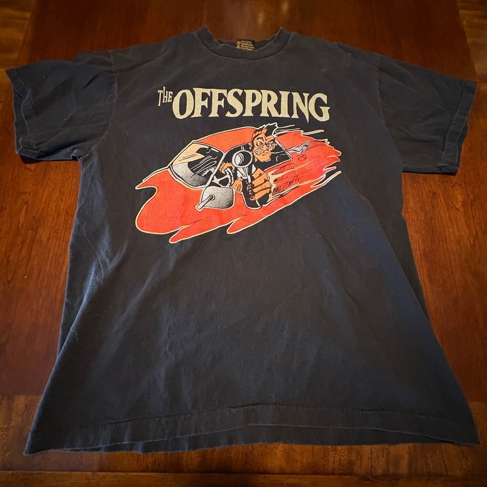 Vintage 1994 The Offspring Smash T-Shirt Brockum Tag Bad Habit XL L Single Stitc